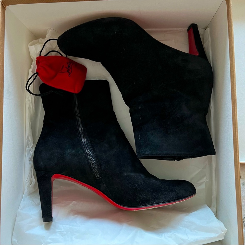 Louboutin Ankle Boots - 36.5 Black